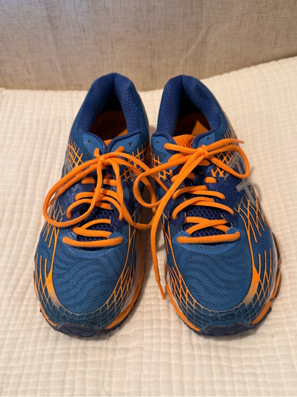 Asics Blue and Orange women’s Athletic Running Shoes